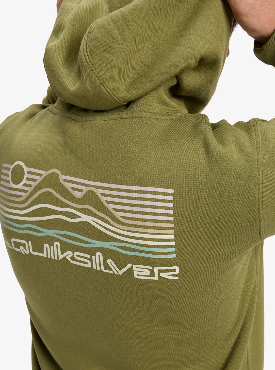 Sudadera Quiksilver Light Waves Loden Green