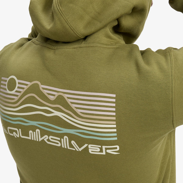 Sudadera Quiksilver Light Waves Loden Green