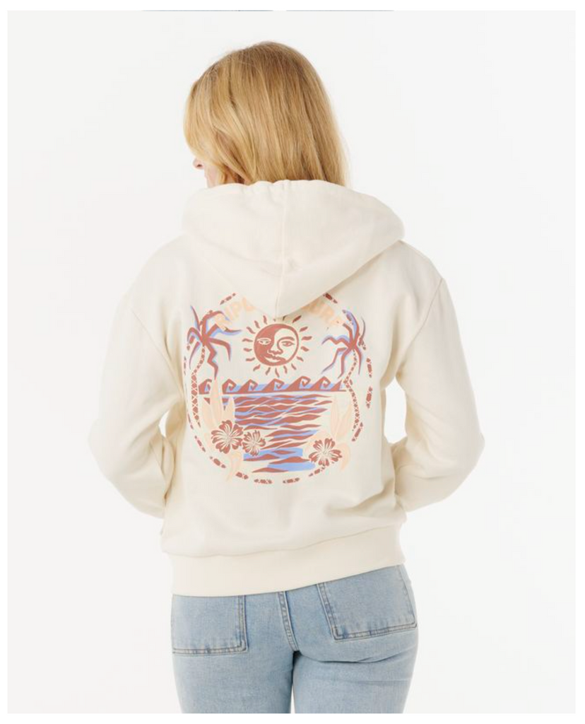 Sudadera Rip Curl Summer Sun Zip Hood Bone