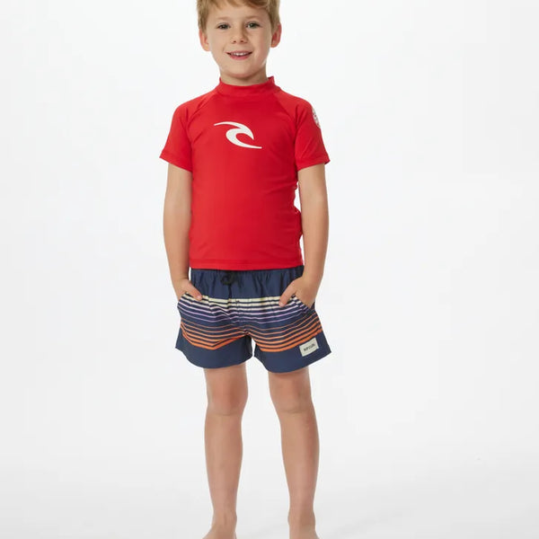 Licra Rip Curl Brand Wave UPF 50 Red
