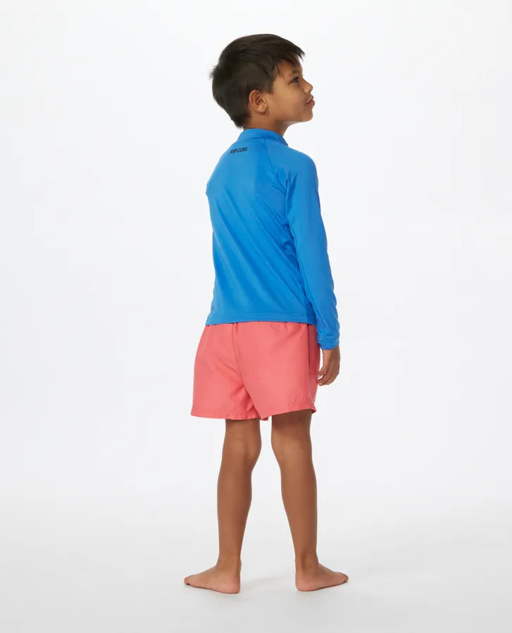 Licra Rip Curl Brand Wave UPF 50 Blue Gum Ls
