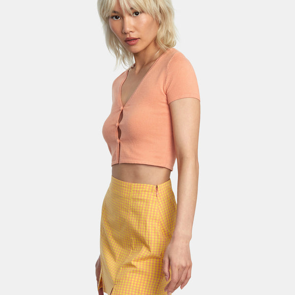 Top Rvca Dolly Sweater Lilikoi