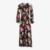 Vestido Largo Billabong Flowers Black