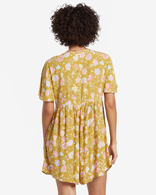 Vestido Billabong Spring Daze Green Envy