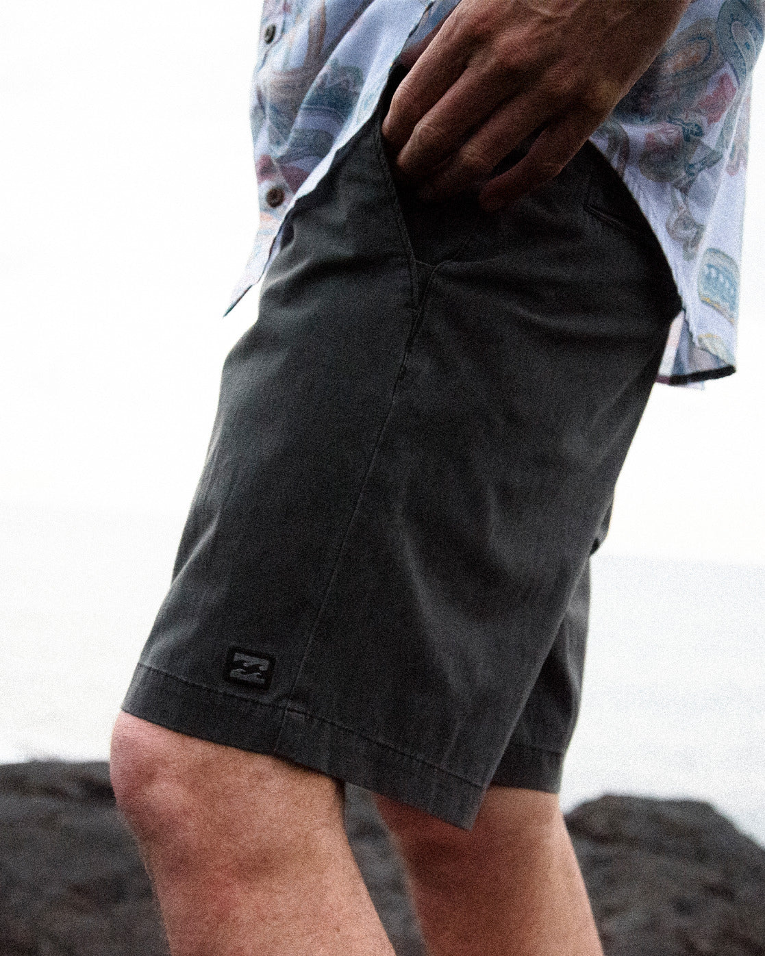 Bermudas Billabong Hibrido Crossfire Wave Washed 18 Black