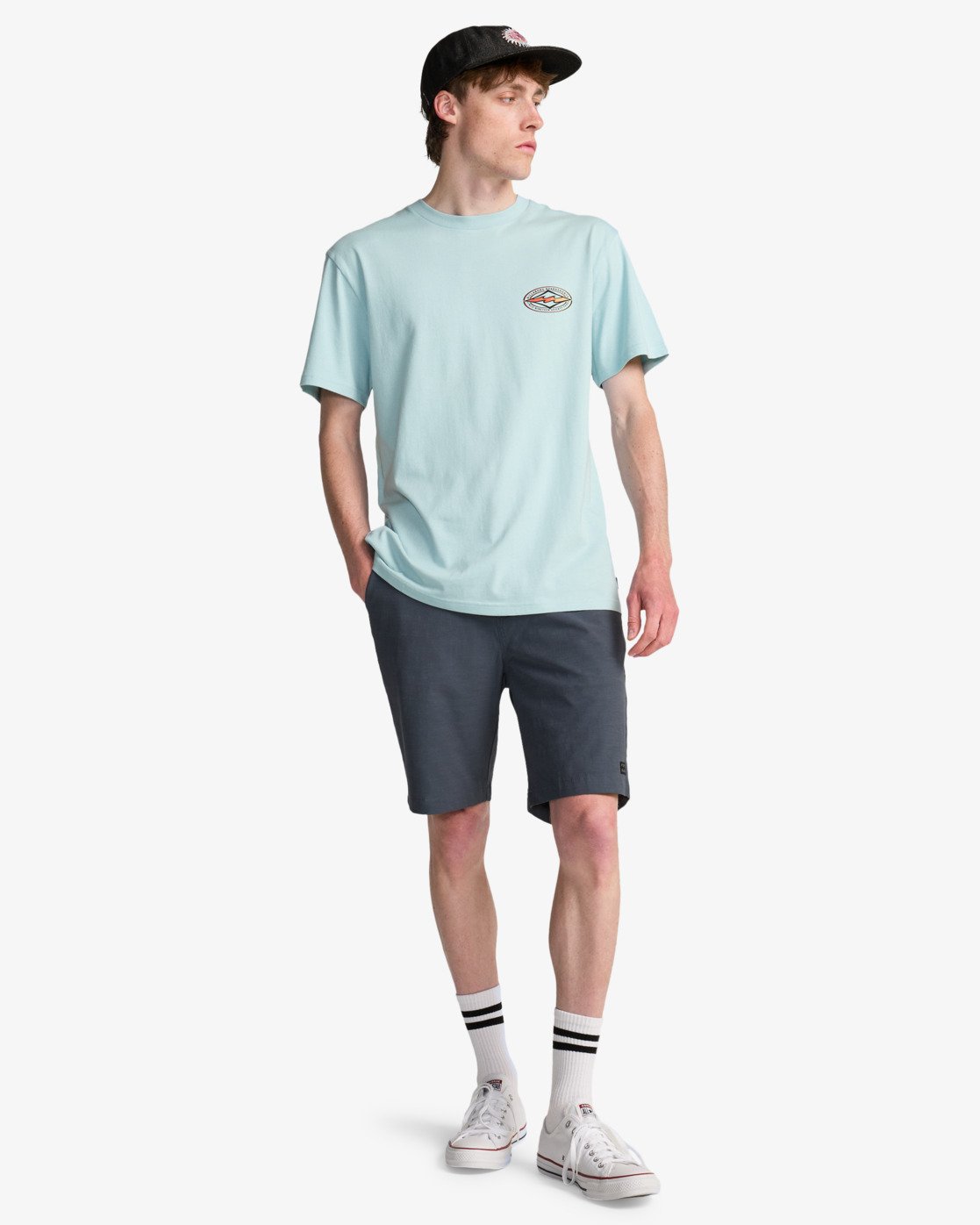 Bermudas Billabong Hibrido Crossfire Solid 20 Ombre Blue