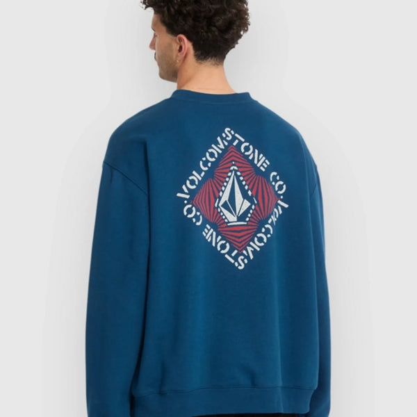 Sudadera Volcom Watanite Crew Cosmic Blue