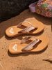 Chanclas Roxy Porto Rope Natural Crazy Pink