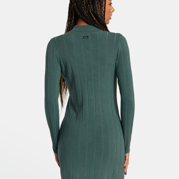 Vestido Rvca Meri Sweater Dress Spinach