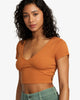Top Rvca Smitten Top Terracotta