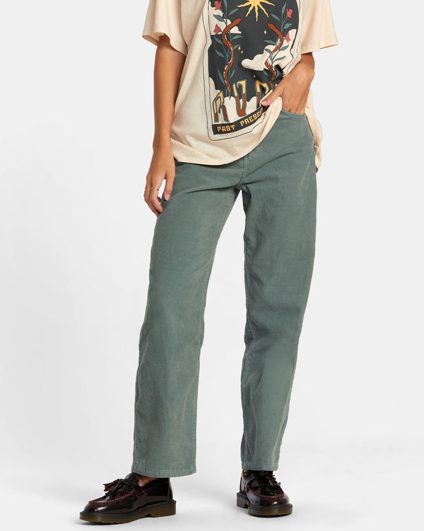 Pantalón Rvca Heritage Cord Pant Spinach