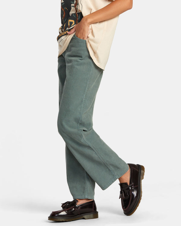 Pantalón Rvca Heritage Cord Pant Spinach
