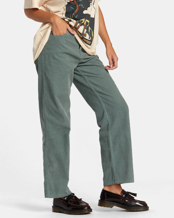 Pantalón Rvca Heritage Cord Pant Spinach