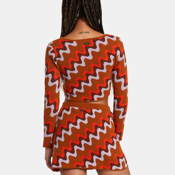 Jersey Rvca Desmond Sweater Caramel