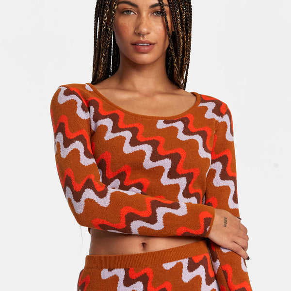 Minifalda Rvca Desmond Skirt Caramel