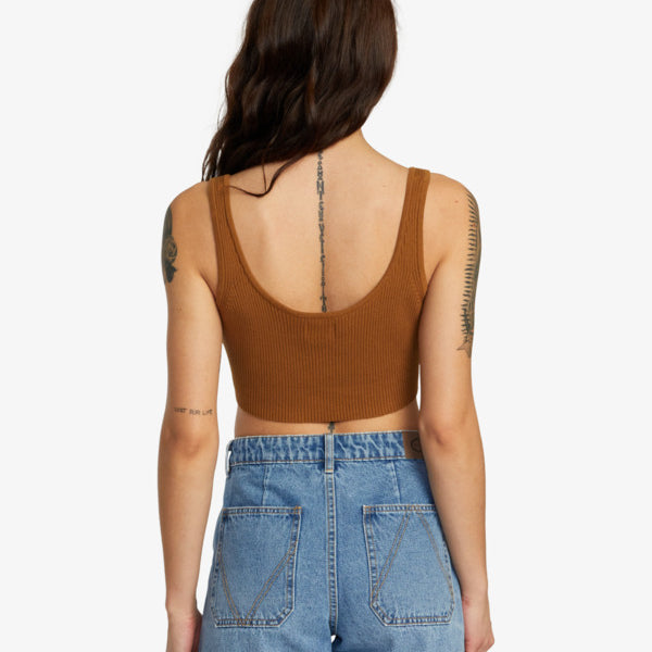 Top Rvca Roundabout Workwear Brown