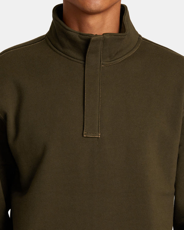Sudadera Rvca Chainmail Pullover Chocolate