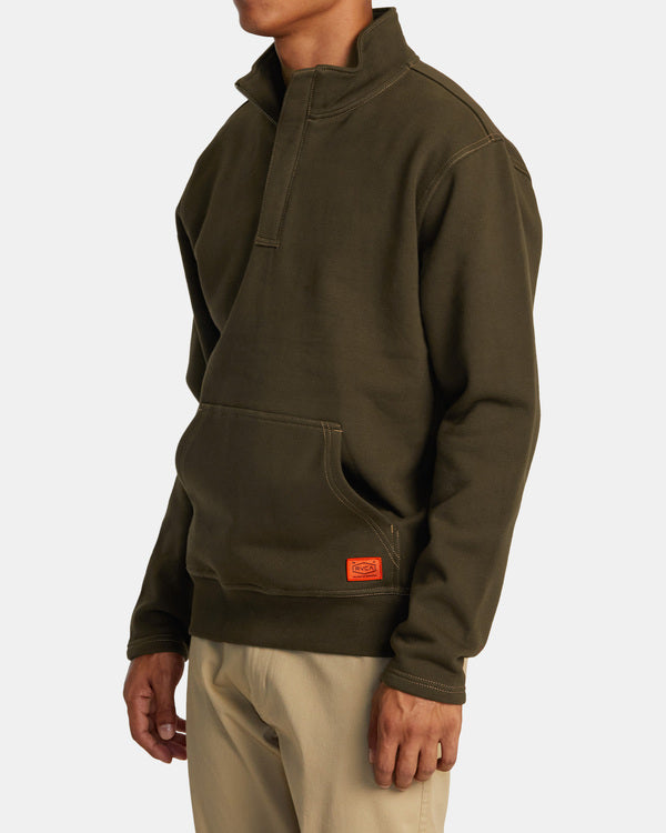 Sudadera Rvca Chainmail Pullover Chocolate