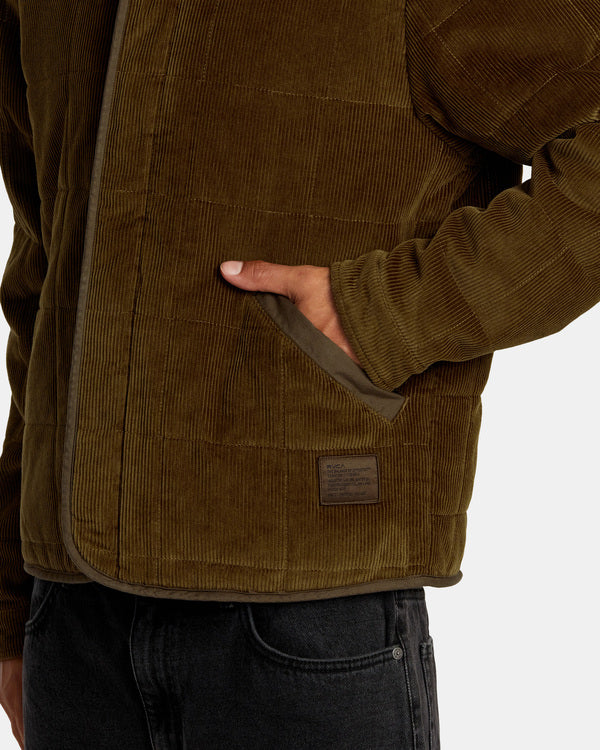 Chaquet RVCA Surplus Sherpa Jacket Chocolate