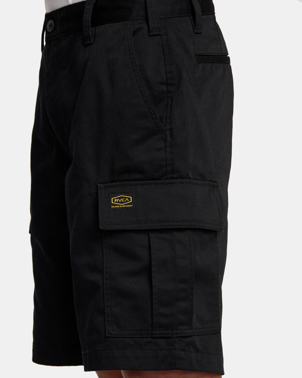 Bermudas Rvca Americana Cargo Black