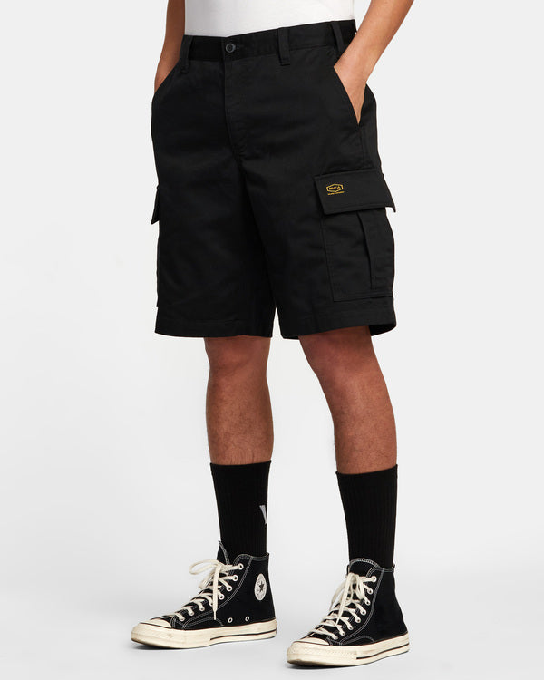 Bermudas Rvca Americana Cargo Black