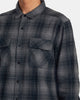 Camisa Rvca Dayshift Flannel Black
