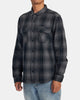 Camisa Rvca Dayshift Flannel Black
