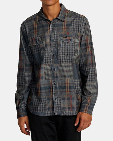 Camisa Rvca Endless seersucker Gold