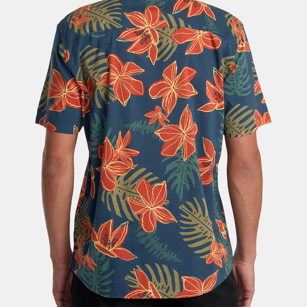 Camisa Rvca Wild Hibiscus