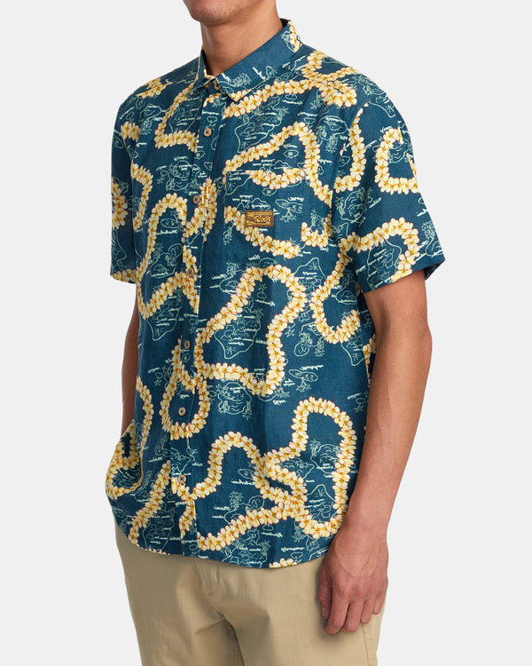 Camisa Rvca Exotica Duck Blue