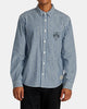 Camisa Rvca Invisible Man Chambray