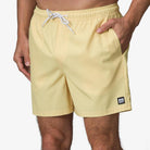 Bañador REEF Marzo Rusky Citron para hombre color amarillo con cintura elástica estilo surf verano