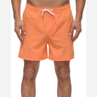 Bañador REEF Marzo Tangerine para hombre color naranja con cintura elástica estilo surf verano