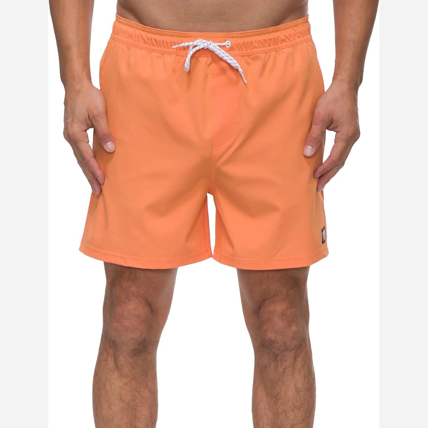 Bañador REEF Marzo Tangerine para hombre color naranja con cintura elástica estilo surf verano
