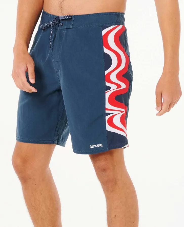 Bañador Rip Curl Mirage Sideways Navy azul marino hombre boardshort técnico 19 pulgadas