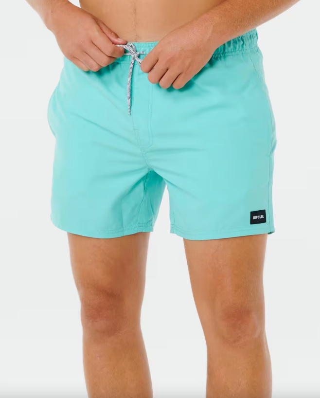 Bañador Rip Curl Offset Volley 15 Aqua para hombre color azul turquesa verano