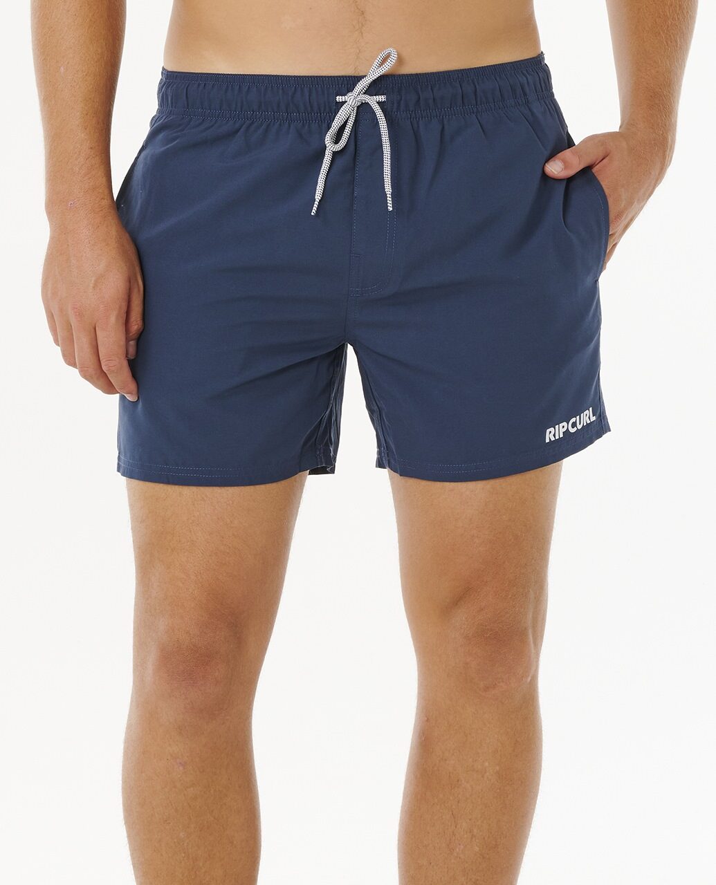 Bañador Rip Curl Streamline Offset Volley 15 Navy para hombre color azul marino verano