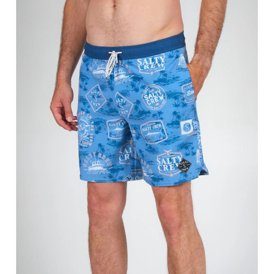 Bañador SALTY CREW Beach Club Elastic Board Marine hombre banador surf elastico secado rapido