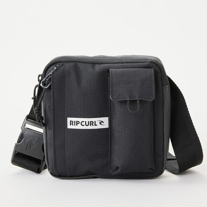 bandolera rip curl pouch negra unisex compacta riñonera urbana cómoda