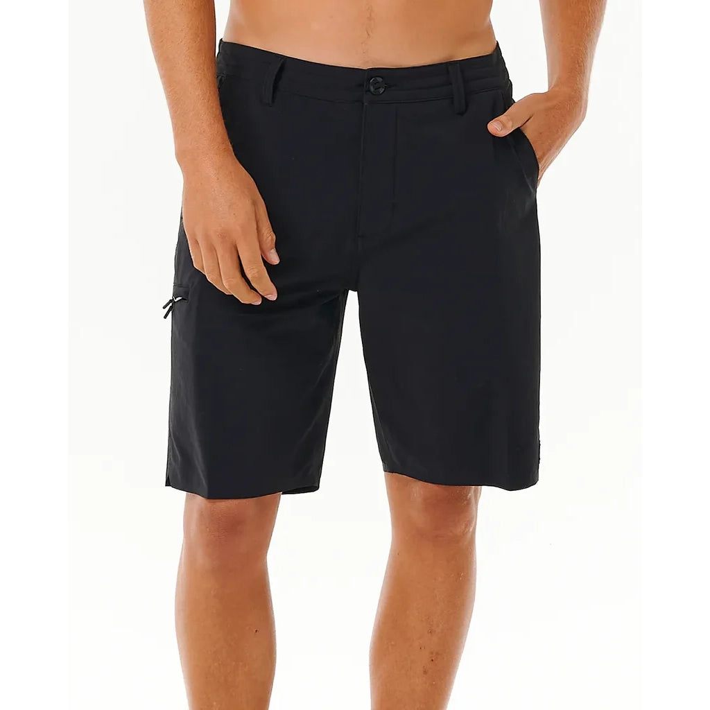 Bermudas híbridas Rip Curl Boardwalk Black negras hombre verano