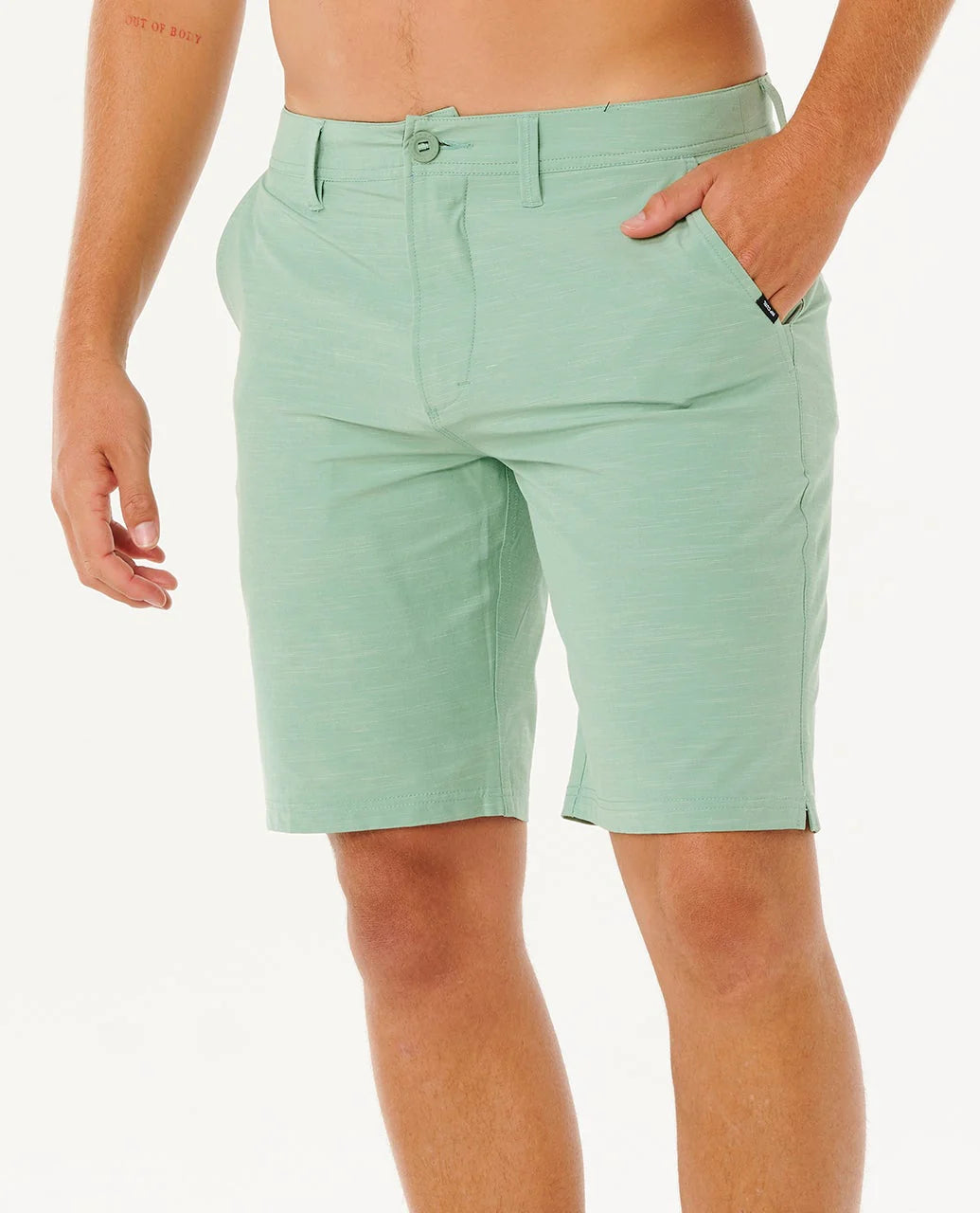 Bermudas híbridas Rip Curl Jackson Boardwalk Aloe para hombre color verde verano