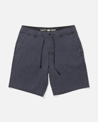 Bermudas híbridas SALTY CREW Transom Overdye Phantom para hombre color gris oscuro surf