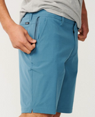 detalle cremallera de las Bermudas Híbridas Rip Curl Boardwalk Phase 19 Blue Rock
