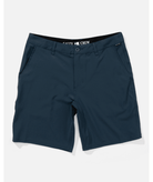 Bermudas Salty Crew Lowtide 20 Hybrid Midnight Navy para hombre con tejido híbrido de secado rápido y estilo surf lifestyle