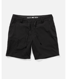 Bermudas Salty Crew Transom Tech Short Phantom para hombre en color negro con tejido técnico ligero y secado rápido para verano y estilo surf