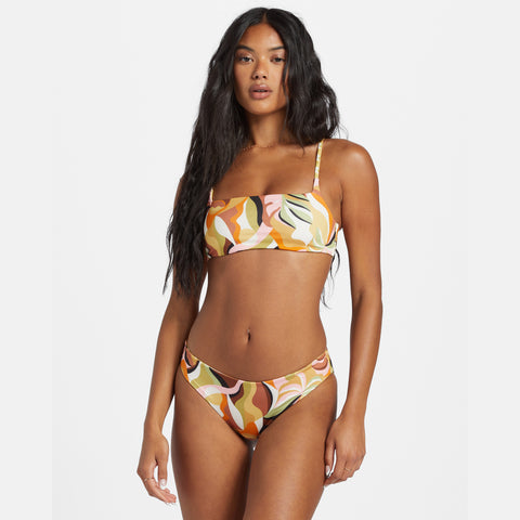 Parte de abajo Bikini Roxy Printed Beach Classics Anthracite Praslin