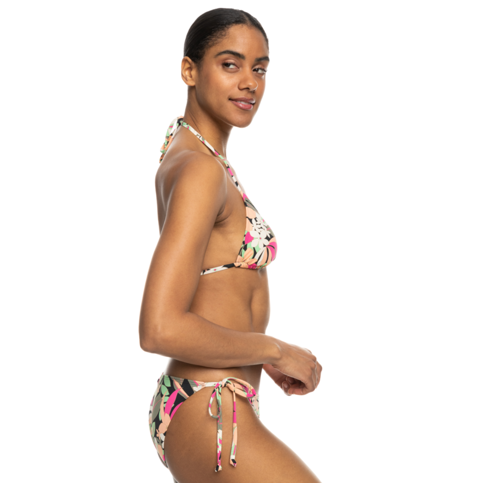 Bikini Roxy Completo Pt Beach Classic Tiki Tri Anthracite