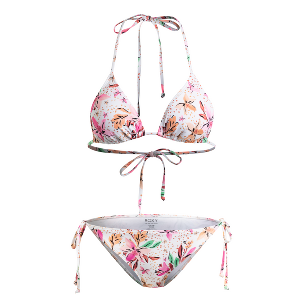 Bikini Roxy Completo Pt Beach Classic Tiki Tri White