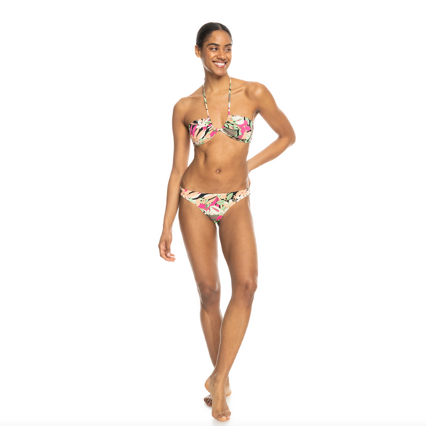 Bikini Roxy Completo Pt Beach Classics Fashion Set Anthracite