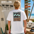 Camiseta Billabong Stamp White fw26 editorial THE SURF TOWN